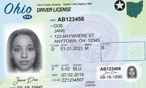 Fake Id Ohio State